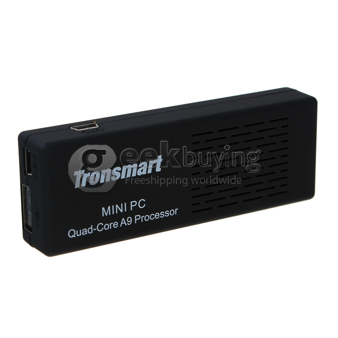Tronsmart MK908 Rk3188T Quad Core 1.4GHz Google Android 4.2 Mini PC TV Box Dongle HDMI HDD Player 2G/8G Bluetooth Dual Wifi Antenna Black
