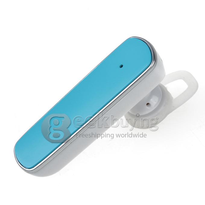 BT-16 Bluetooth V3.0+EDR Wireless Headset Earphone for Mobile Phone with Earphone & Hook-Blue