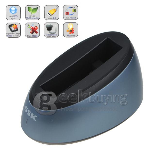 SSK DK-G300 USB3.0 SATA2.5/3.5inch Universal Dock HDD Docking station Compatible usb 2.0/1.1
