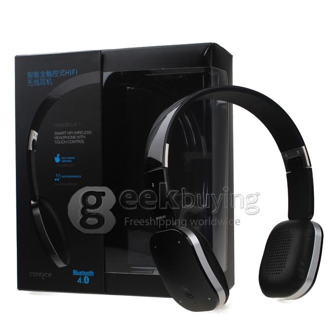 (CANNICE) Headblue1 Bluetooth V4.0 Stereo Foldable Earphone Headphone Headset Earpiece Touch Control for Cell Phones