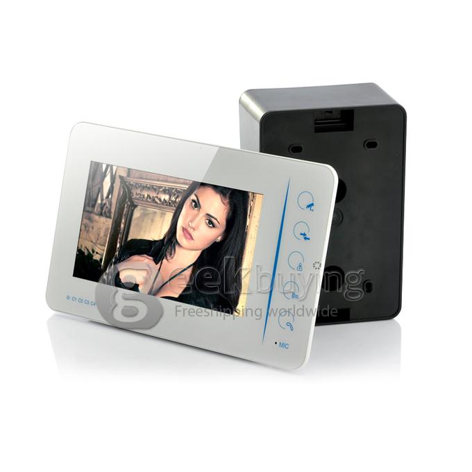 SY807MJ11 7 TFT Touch Rainproof Video Door Doorbell Kit (Calls, Intercom, Unlock, Monitor, Night Vision) - 5m Cable