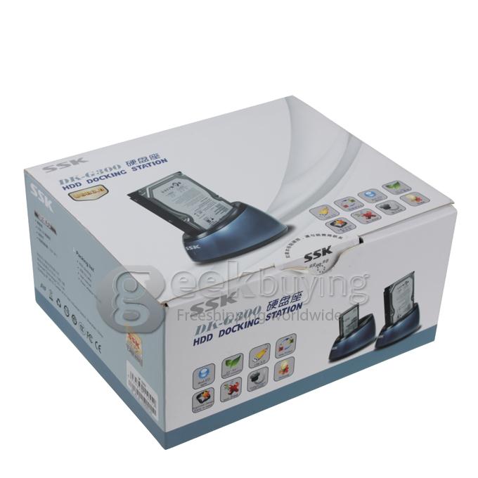 SSK DK-G300 USB3.0 SATA2.5/3.5inch Universal Dock HDD Docking station Compatible usb 2.0/1.1
