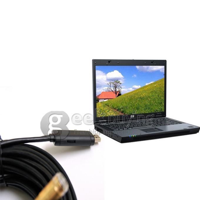 14.5mm Camera Head Diameter Waterproof Wire Endoscope with 4 White LED lights & 1/6 VGA CMOS