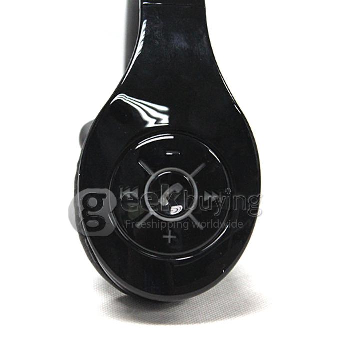 Wireless Foldable Big Headset Bluetooth V3.0 Headset Headphone Earphone for Cellphone MP3 - Black