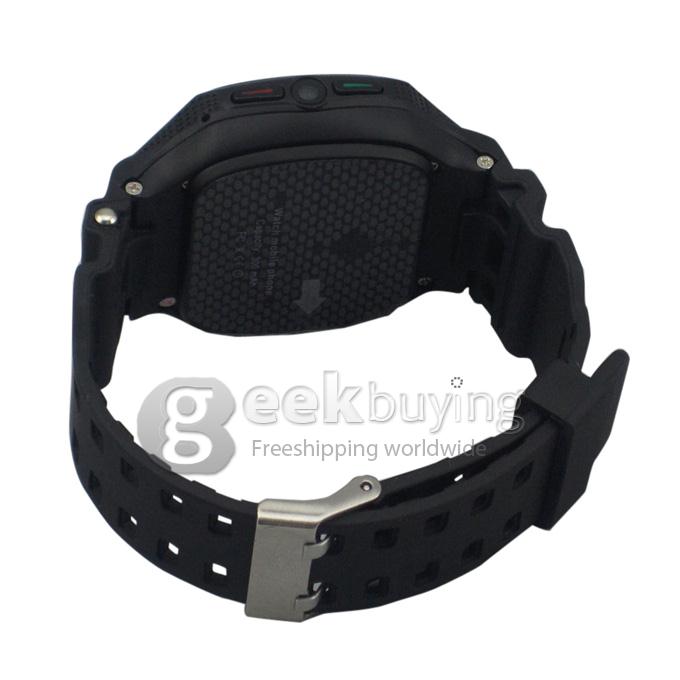 GD950 A-GPS Java Bluetooth 1.36 inch TFT Touch Screen Fashion Watch Phone with Camera/Single SIM/Quad Band-Black
