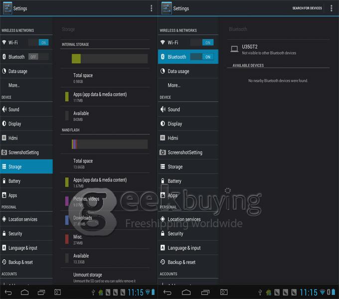 Cube U35GT2 Android 4.1 RK3188 Quad Core 1.8Ghz CPU 7.9 inch Tablet PC IPS Capacitive Touch Screen 2GB/16GB Bluetooth