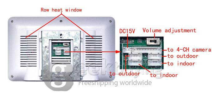 SY807MJ11 7 TFT Touch Rainproof Video Door Doorbell Kit (Calls, Intercom, Unlock, Monitor, Night Vision) - 5m Cable