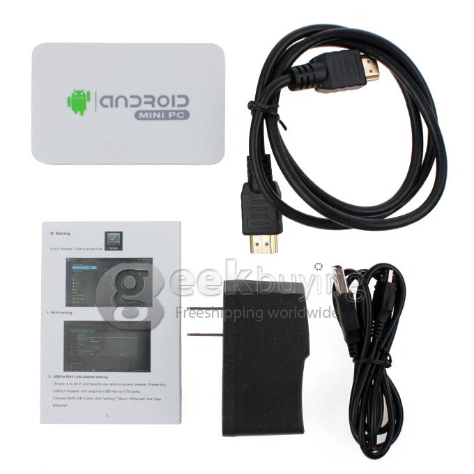 MK812A Quad Core Google Android 4.2.2 Jelly Bean RK3188T Cortex-A9 1.4GHZ Mini TV BOX HDMI HDD Player 1G/8G Bluetooth WiFi Camera Mic