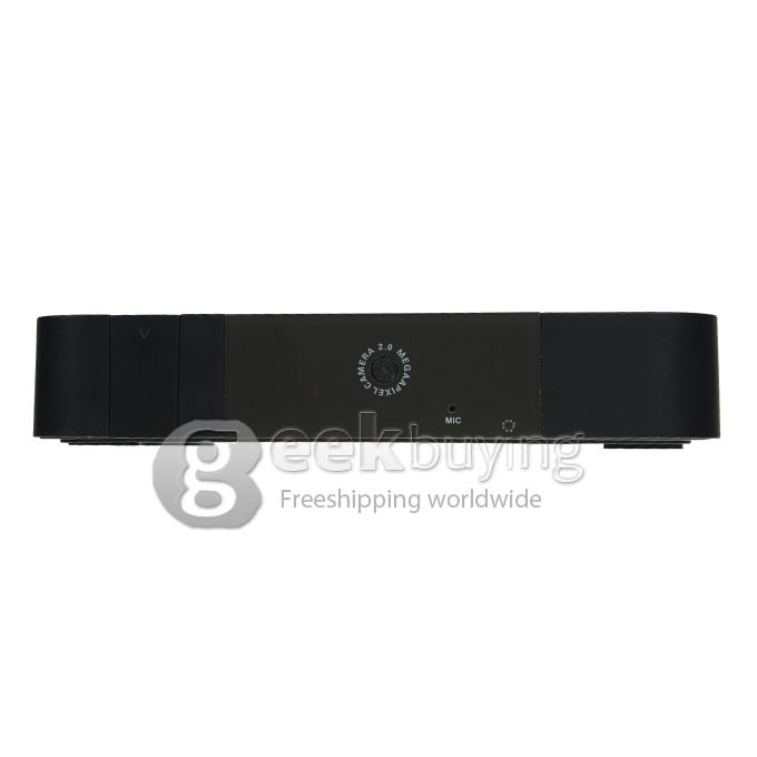 GV-17 Allwinner A20 Cortex-A7 Dual Core 1.2GHz Google Android 4.2.1 Mini TV BOX HDMI HDD Player 1G/8G 2.0Mp Camera/Mic/AV/RJ45/WiFi with Controller - Black