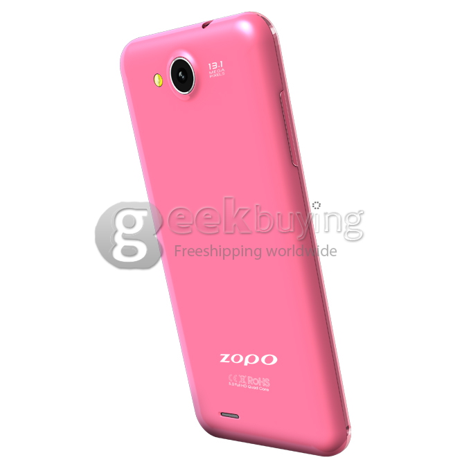 ZOPO C3 5.0 Inch FHD MTK6589T Quad Core 1.5GHz Smart Phone 1GB RAM+16GB ROM Android 4.2 OS with 3G/GPS/OTG-Pink