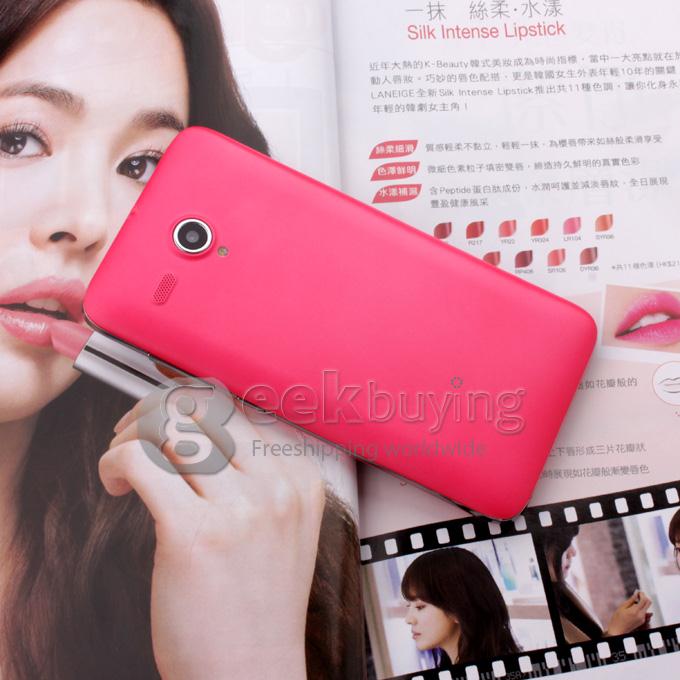 Mpai S720 MTK6572 Dual Core 1.3GHz 4.5inch Android 4.2 OS Smartphone 512MB RAM 4GB ROM FWVGA Capacitive Screen 5.0MP Camera 3G GPS - Pink