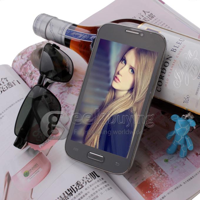 Z.doxio I9500 5.0Inch Capacitive Screen SC6820 1.0GHz Smart Phone 2.0MP Camera Android 4.2 OS WIFI/Bluetooth - Black