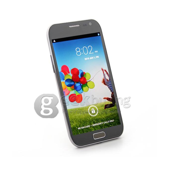 Mpai S4 I9500 5.0Inch IPS HD Arc Screen MTK6589 Quad Core Smart Phone 1GB RAM+4GB ROM 12.6MP Camera Android 4.2.1 3G/GPS-Grey