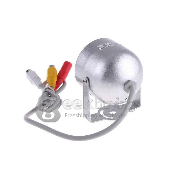 Indoors Digital CCTV Color Camera 380 TVL COMS 3.6MM CCD w/30 IR LED Night Vision - Silver