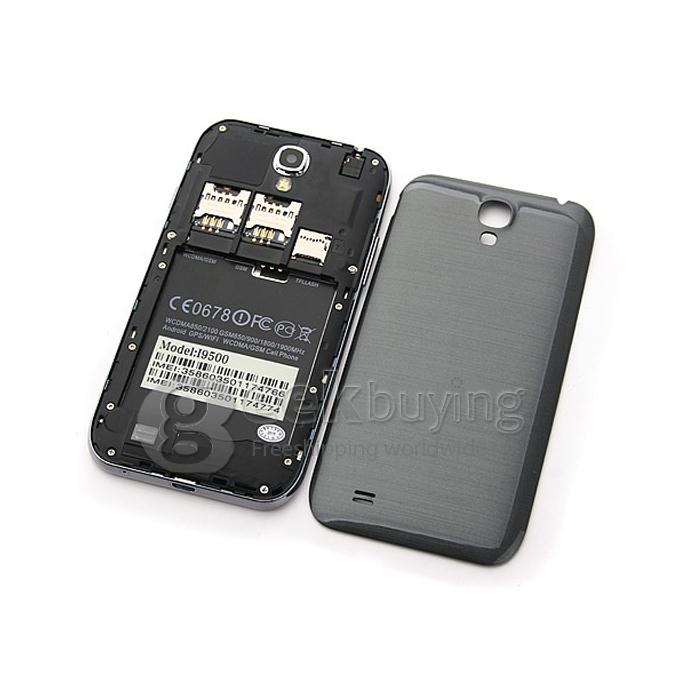 Mpai S4 I9500 5.0Inch IPS HD Arc Screen MTK6589 Quad Core Smart Phone 1GB RAM+4GB ROM 12.6MP Camera Android 4.2.1 3G/GPS-Grey