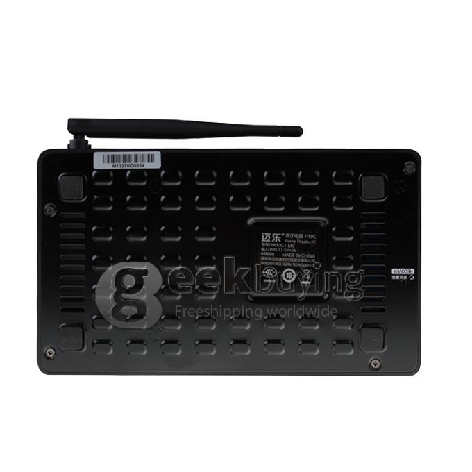 Mele M9 Quad Core Google Android 4.1 OS Allwinner A31 Cortex A7 1GHZ Mini TV BOX HDMI HDD Player 2GB RAM 16GB ROM RJ45/External Wifi Antenna with Remote Control-Black