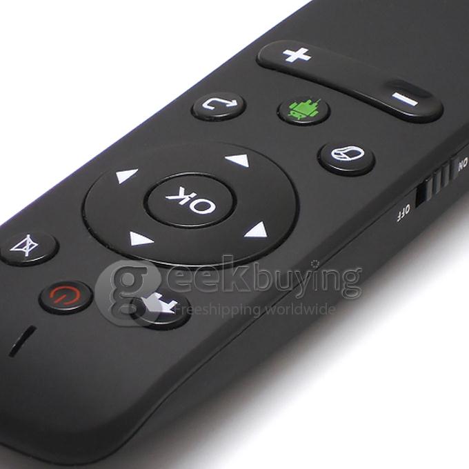 T31 2.4GHz Wireless joystick + Remote Control+ Super Energy-saving Fly/Air Mouse - Black