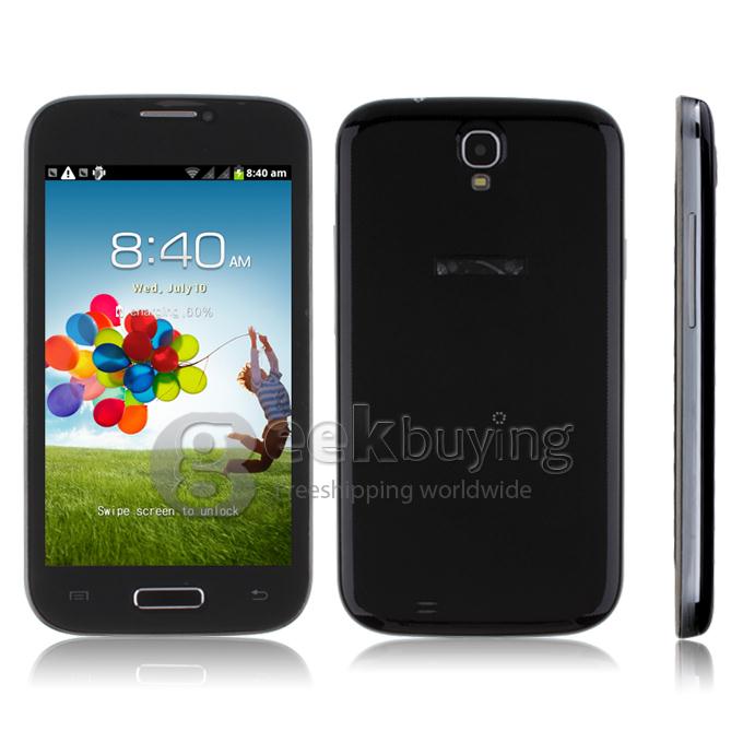Z.doxio I9500 5.0Inch Capacitive Screen SC6820 1.0GHz Smart Phone 2.0MP Camera Android 4.2 OS WIFI/Bluetooth - Black
