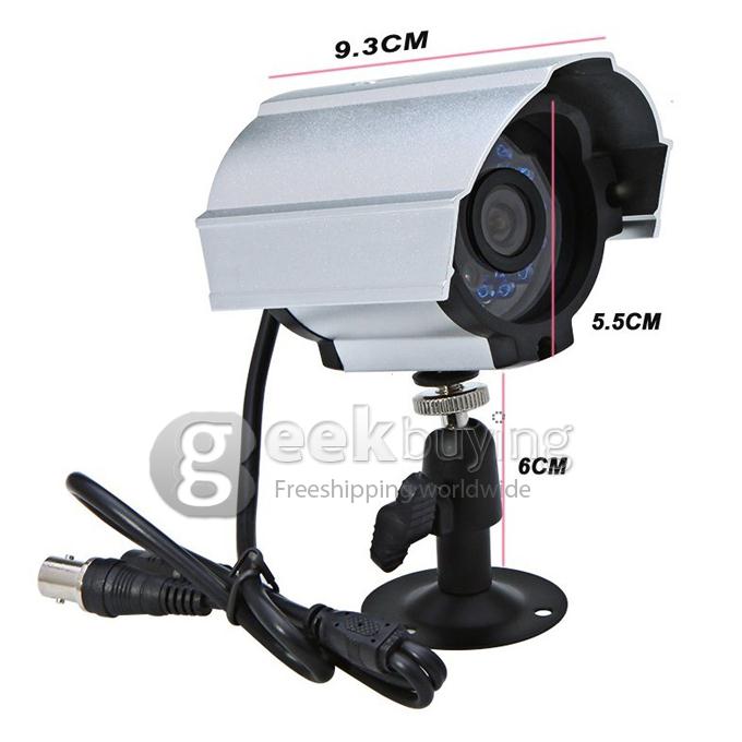 Weatherproof 8CH CCTV Camera System H.264 1/4