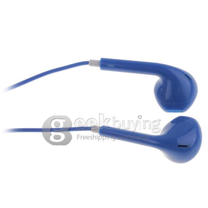 Stylish Design Earphone Headset Earpods with Remote & Mic for iPhone 5S 5C 5 / iPod Touch 5 / iPad - Blue