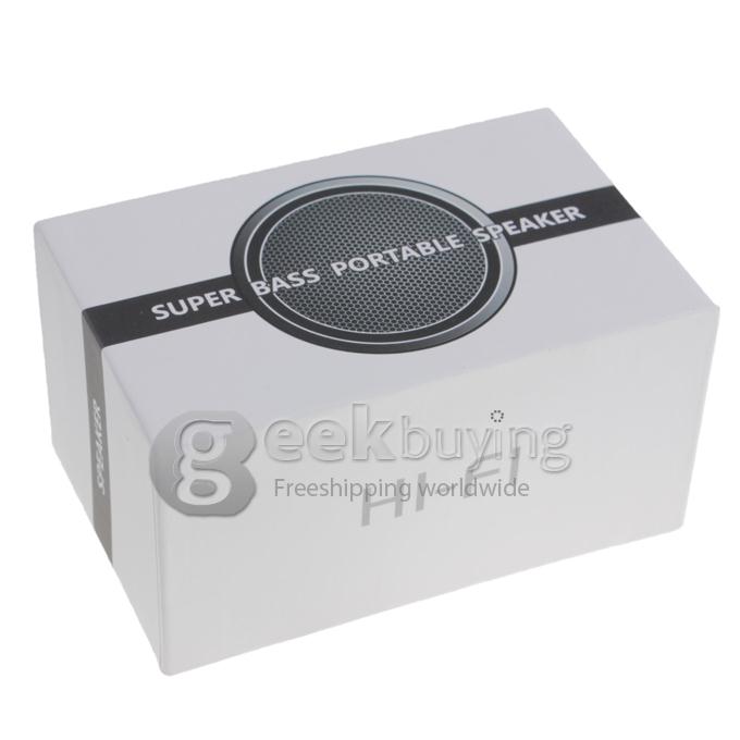 2013 New Mini Super Bass Portable Wireless Bluetooth Speaker TF Card Music Player - Black