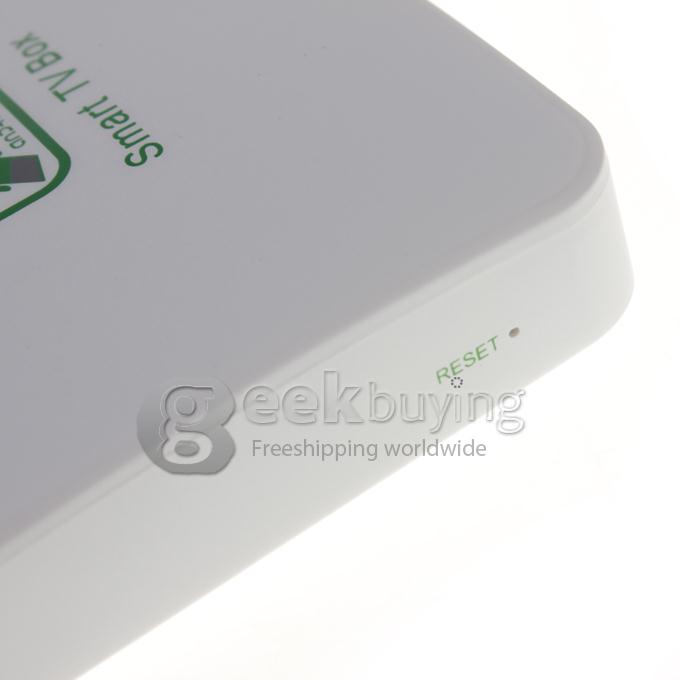 GV-11D Allwinner A20 Dual Core Google Android 4.2.2 Mini TV BOX HDMI HDD Player 1G/4G Camera Mic External Wifi Antenna with Remote Control - White