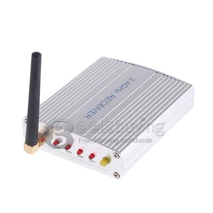 2.4G Wireless CMOS Camera 380TV Lines 3.66mm Lens Home Surveillance Security Camera AV Receiver Kit(US Plug)