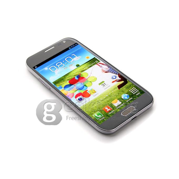 Mpai S4 I9500 5.0Inch IPS HD Arc Screen MTK6589 Quad Core Smart Phone 1GB RAM+4GB ROM 12.6MP Camera Android 4.2.1 3G/GPS-Grey
