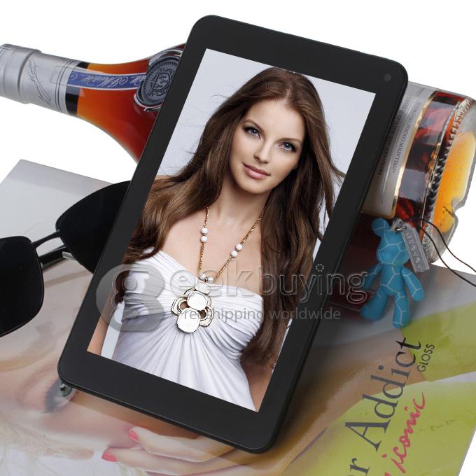 VIA V7 7 inch WM8880 Cortex-A9 Dual Core 1.5GHz Tablet PC Android 4.2 OS 512M/4G Dual Camera 1080P MID Black