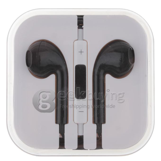 Couple Stylish Design Earphone Headset Earpods with Remote & Mic for iPhone 5S 5C 5 / iPod Touch 5 / iPad