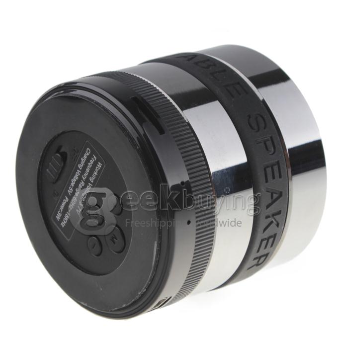 2013 New Mini Super Bass Portable Wireless Bluetooth Speaker TF Card Music Player - Black