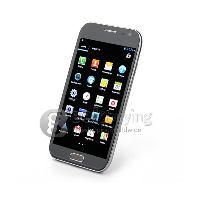 Mpai S4 I9500 5.0Inch IPS HD Arc Screen MTK6589 Quad Core Smart Phone 1GB RAM+4GB ROM 12.6MP Camera Android 4.2.1 3G/GPS-Grey