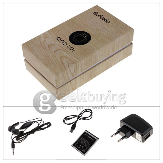 Z.doxio I9500 5.0Inch Capacitive Screen SC6820 1.0GHz Smart Phone 2.0MP Camera Android 4.2 OS WIFI/Bluetooth - Black