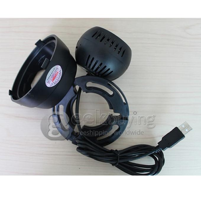 Dome Digital CCTV Color Camera 380 TVL COMS 3.6 MM CCD W/ 24 IR LEDs - Black