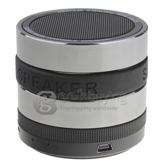 2013 New Mini Super Bass Portable Wireless Bluetooth Speaker TF Card Music Player - Black