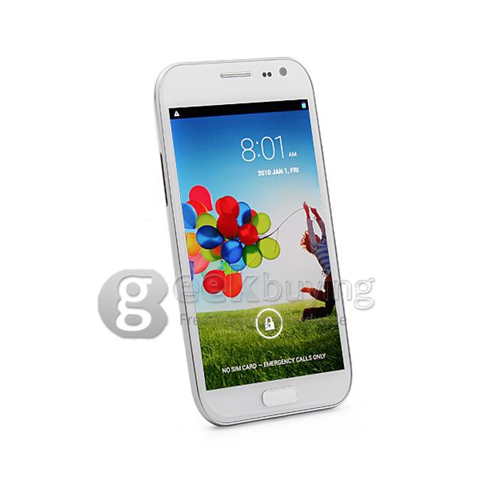 Mpai S4 I9500 5.0Inch IPS HD Arc Screen MTK6589 Quad Core Smart Phone 1GB RAM+4GB ROM 12.6MP Camera Android 4.2.1 3G/GPS-White