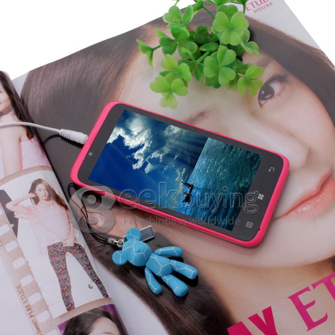 Mpai S720 MTK6572 Dual Core 1.3GHz 4.5inch Android 4.2 OS Smartphone 512MB RAM 4GB ROM FWVGA Capacitive Screen 5.0MP Camera 3G GPS - Pink