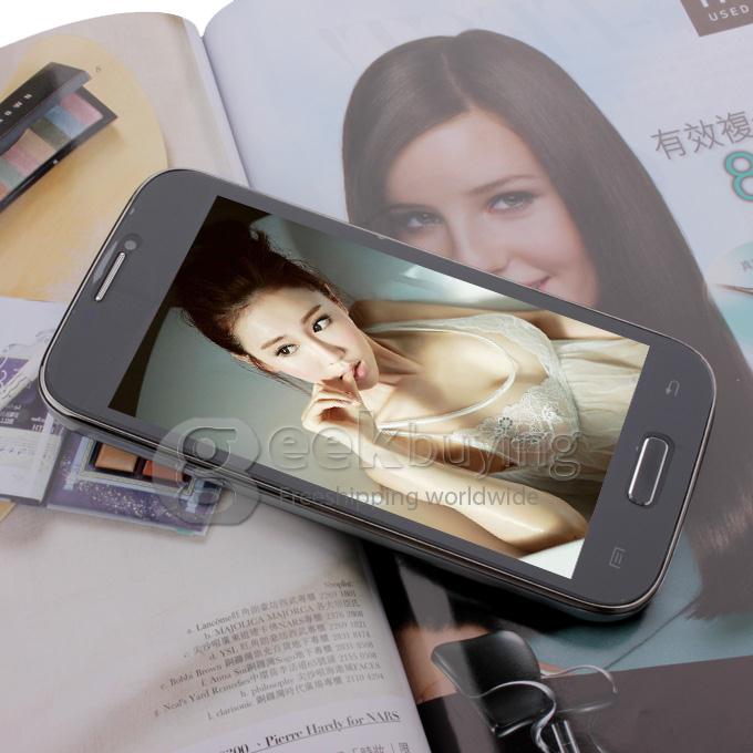 Z.doxio I9500 5.0Inch Capacitive Screen SC6820 1.0GHz Smart Phone 2.0MP Camera Android 4.2 OS WIFI/Bluetooth - Black