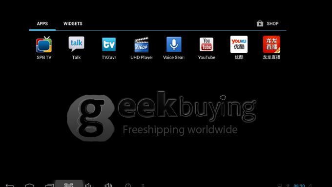 GV-11D Allwinner A20 Dual Core Google Android 4.2.2 Mini TV BOX HDMI HDD Player 1G/4G Camera Mic External Wifi Antenna with Remote Control - White