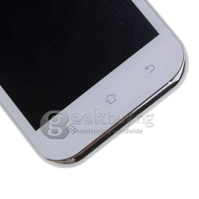 Haier W850 4.5inch IPS FWVGA Touchscreen Qualcomm MSM8625Q Quad Core Smart Phone 1.2GHz 5.0MP Camera Android 4.1 OS--White