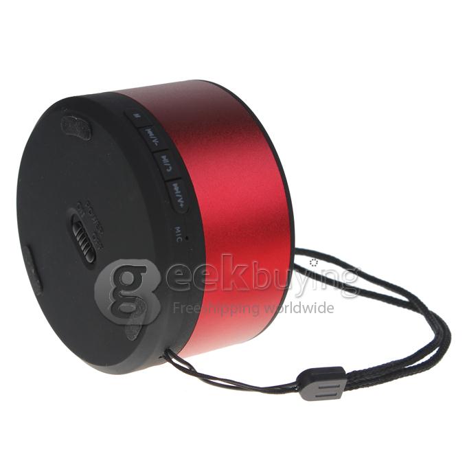 JL-BT Bluetooth V3.0+EDR Mini Wireless Speaker with TF Card + FM Function for iPad iPhone & Android Phone Tablet (Red)