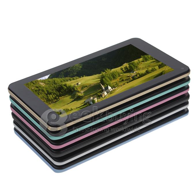 VIA V7 7 inch WM8880 Cortex-A9 Dual Core 1.5GHz Tablet PC Android 4.2 OS 512M/4G Dual Camera 1080P MID Black