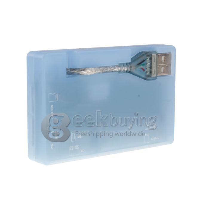 SSK SCRM026 ALL-IN-1 Card Reader - Blue