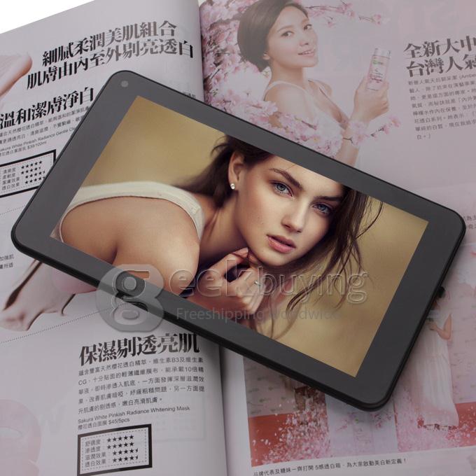 VIA V7 7 inch WM8880 Cortex-A9 Dual Core 1.5GHz Tablet PC Android 4.2 OS 512M/4G Dual Camera 1080P MID Black