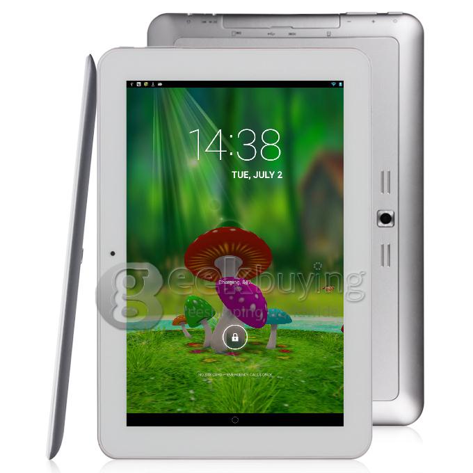 CASZH T10 10.1 inch Android 4.2.2 MTK6589 Quad Core 1.2GHz Tablet PC SIM Phone IPS 1280*800 Bluetooth/3G/GPS Function