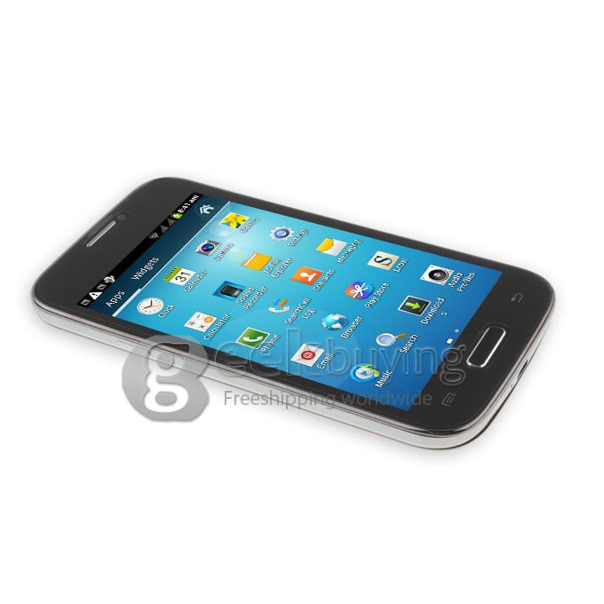 Z.doxio I9500 5.0Inch Capacitive Screen SC6820 1.0GHz Smart Phone 2.0MP Camera Android 4.2 OS WIFI/Bluetooth - Black