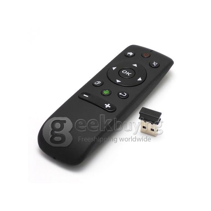 T31 2.4GHz Wireless joystick + Remote Control+ Super Energy-saving Fly/Air Mouse - Black