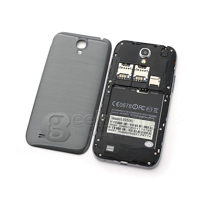 Mpai S4 I9500 5.0Inch IPS HD Arc Screen MTK6589 Quad Core Smart Phone 1GB RAM+4GB ROM 12.6MP Camera Android 4.2.1 3G/GPS-Grey