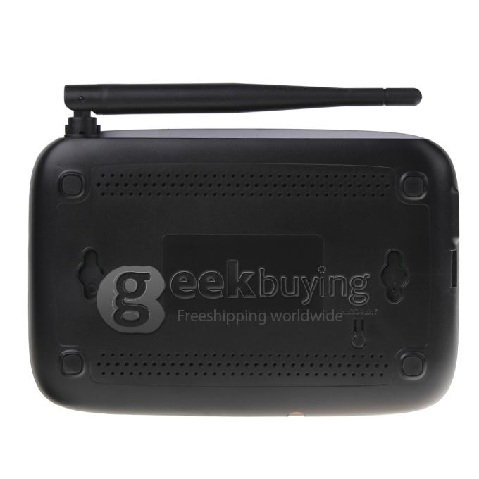 Original T-R42 RK3188T Quad Core Google Android 4.2.2 Cortex-A9 1.4 GHz Mini TV BOX HDMI HDD Player 2G/8G Bluetooth/RJ45/External Wifi Antenna with IR Remote Controller - Black