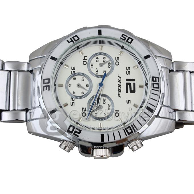 SINOBI 9415 Stainless Steel Fashion & Casual Watches - Silver